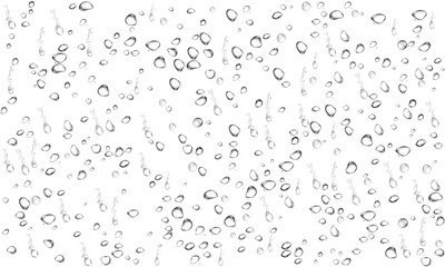wet rain drops liquid transparent clear splash moisture water condensation isolated bubble surface texture