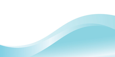 Abstract blue waves background, minimal waves design concept