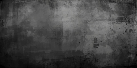 Obraz premium A dark and aged grunge metal texture background features a rough, dirty vintage surface with a gray stone pattern and antique black concrete design for a weathered backdrop