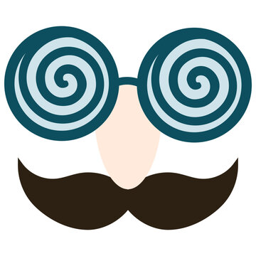 Funny Hypnotist Face Icon