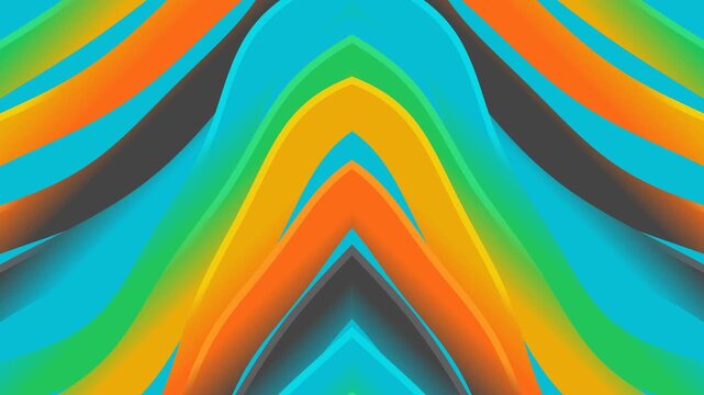 Colorful Abstract Arches: An vibrant abstract design features undulating arches, a playful dance of color and form, igniting a sense of creativity and visual excitement.