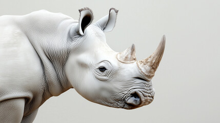 Obraz premium rhino head isolated