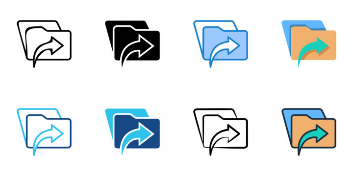 Alias icons set multiple style collection. Editable stroke 
