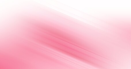 Obraz premium Smooth diagonal pink gradient background with soft motion blur lines. Clean minimalist aesthetic for feminine branding, cosmetic advertising, and elegant digital presentation backdrops