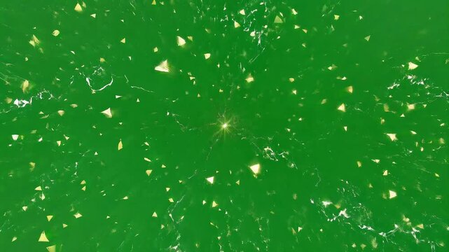 Electric Lightning Strike, Bright Flash and Energy Burst