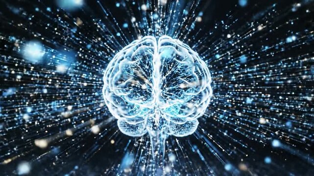 Digital Brain Exploding with Data