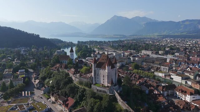 Thun city drone