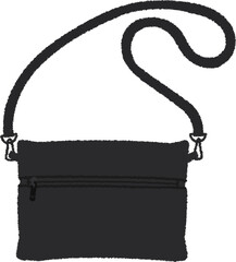 サコッシュのイラスト