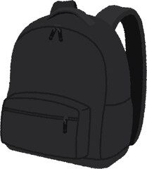 リュック（バックパック）のイラスト