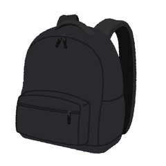 リュック（バックパック）のイラスト