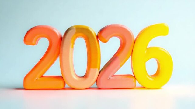 A cluster of colorful plastic numbers arranged in a creative way, perfect for educational or commercial purposes