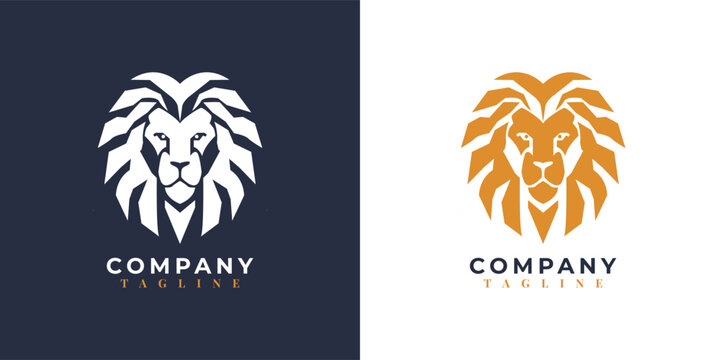lion logo, company tagline