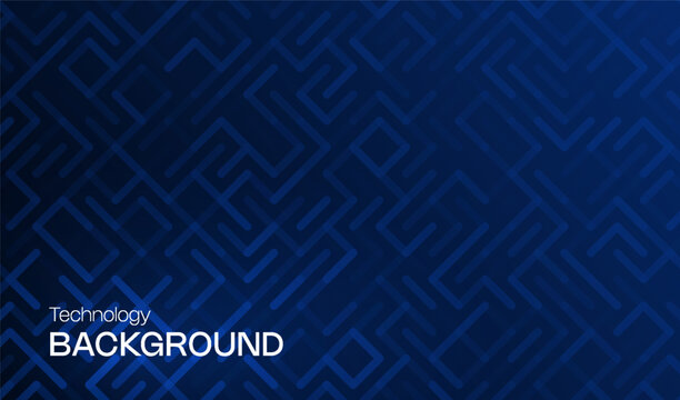 Abstract creative blue background with geometric line design for modern banner design. Digital graphic ai tech element and pattern shape backdrop.