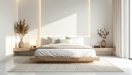 シンプルなベッドルーム