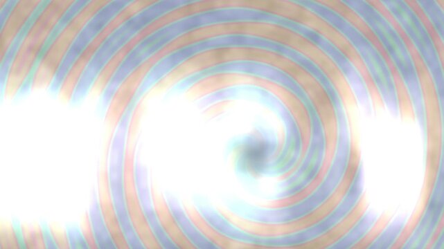 Abstract colorful swirling spiral light effect background Animation Motion.