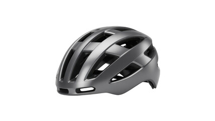 Fototapeta premium Bicycle Helmet Modern Design Matte Black Plastic Studio Shot for Cycling Safety