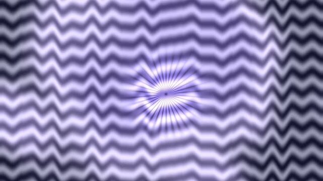 Purple Zig Zag Pattern with Optical Illusion Effect Animation Motion.