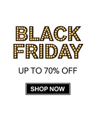 Exciting black friday deals with up to 70 percent off on various products