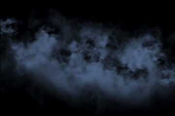 Mysterious Dark Smoke Wisps Floating Abstractly, isolated on transparent background © Stock Haven