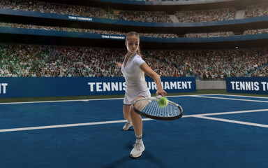 Woman tennis player.