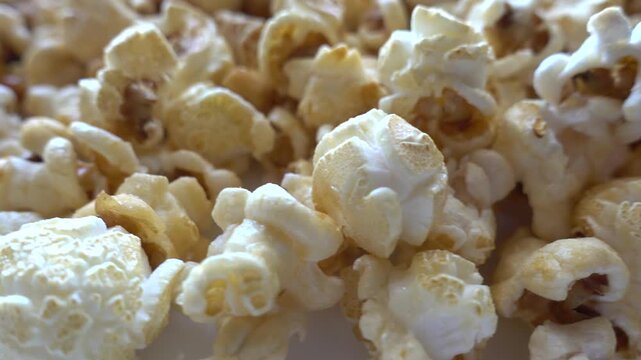 Footage of pop corn background