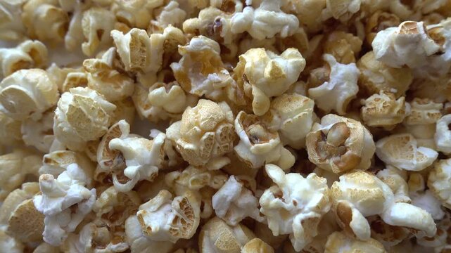 Footage of pop corn background