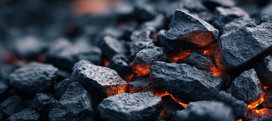 Burning coal energy. Generative AI technology.	
