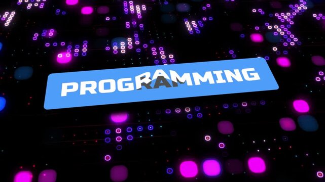 Programming Waving Typography With Digital Background