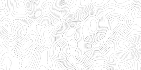 Topographic map background geographic line map with elevation assignments. Modern design with White background with topographic wavy pattern design.Abstract bacground. Vector illustration  © NAZMA