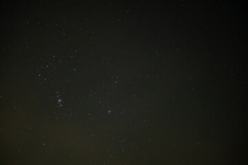 Sternenhimmel Natur in der Wildnis und Savannenlandschaft von Afrika
