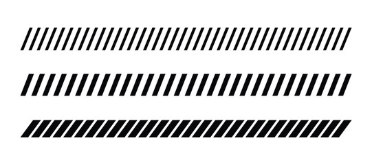 Abstract diagonal stripe divider set