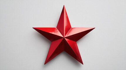 Crimson Star: A striking, five-pointed star in a vivid crimson hue. It stands out against a neutral backdrop, making a bold statement. 