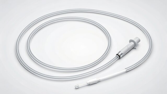 Medical Nasogastric Tube Equipment Illustration