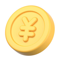 3Dの円マークコインアイコン