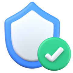 3Dのセキュリティアイコン