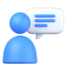 3Dの人物アイコン