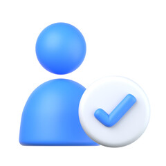 3Dの人物アイコン
