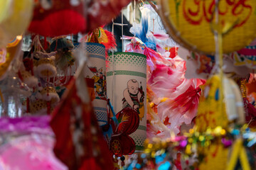 Fototapeta premium Vietnamese Mid-Autumn lantern toys