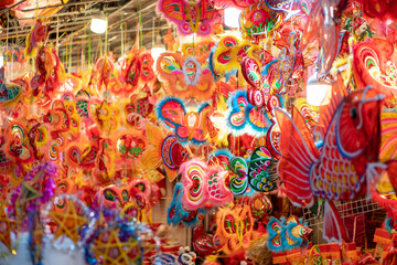 Fototapeta premium Lantern toys seasonal culture