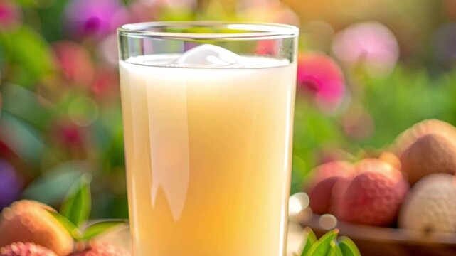  Litschi-Saft sommerlich