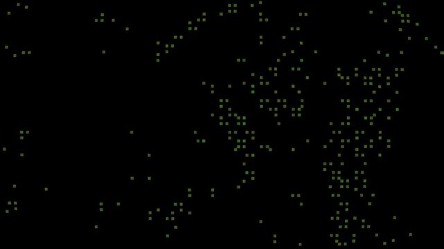 4k 8 Bit random Pixel Art Loop Background texture