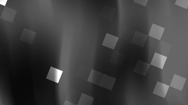 animated black grey gradient background squares design suitable for backgrounds or digital projects. Perfect for modern branding or artistic concepts. Versatile graphic element.