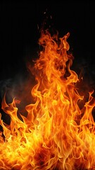 Fiery Blaze Background