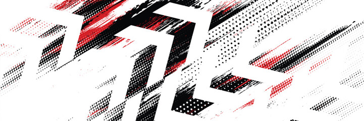 Exclusive red and black color combination sport racing car livery design,