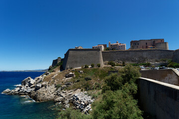 Fototapeta premium Frankreich - Korsika - Calvi - Zitadelle