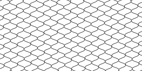 PrintMesh texture for fishing nets. Seamless pattern for sportswear or soccer goal, volleyball net, basketbal © Isma