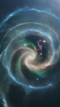 Cosmic Journey: Drifting through the Cat's Eye Nebula in stunning AI-generated space visuals