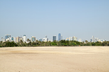 バーレーン要塞の美しい風景Beautiful scenery of Bahrain Fort in the Middle East