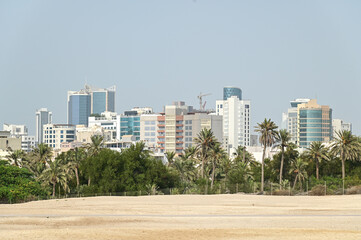 バーレーン要塞の美しい風景Beautiful scenery of Bahrain Fort in the Middle East
