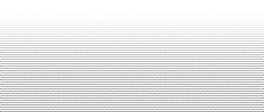 A minimalist abstract pattern of horizontal dashed lines and dots against a clean white background isolated on transparent background, Vector, illustration